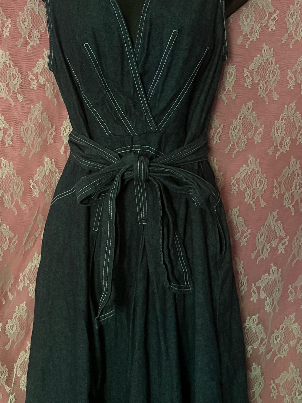 Denim Midi Dress